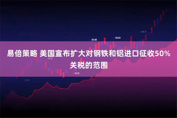 易倍策略 美国宣布扩大对钢铁和铝进口征收50%关税的范围