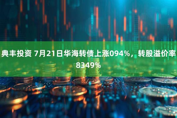 典丰投资 7月21日华海转债上涨094%,转股溢价率8349%